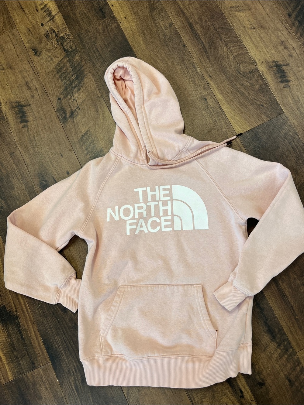The North Face Women's Light Pink Logo Hoodie XS